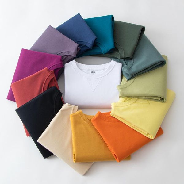 men's hoodies & sweatshirts wy3204 heavy weight simple candy 14 solid colors round neck sweatshirt men casual loose youth long sleeve p, Black
men's hoodies & sweatshirts wy3204 heavy weight simple candy 14 solid colors round neck sweatshirt men casual loose youth long sleeve p, Black