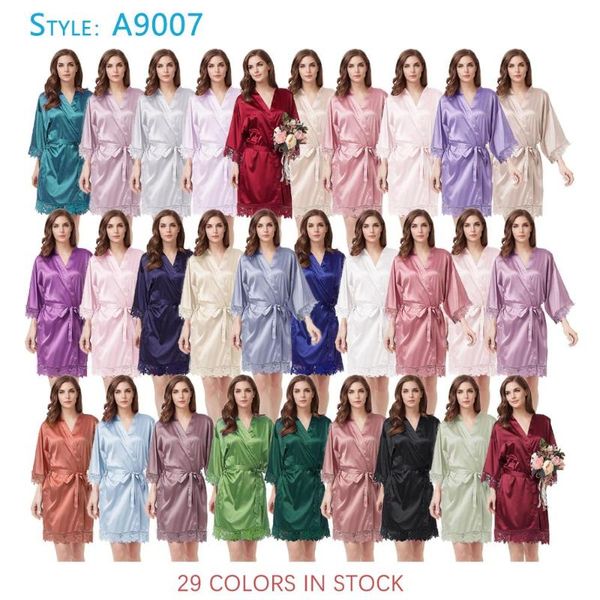 women's silk lace robe nightdress pajamas female bathrobe womens robes sleepwear ladies a9007, Black;red
women's silk lace robe nightdress pajamas female bathrobe womens robes sleepwear ladies a9007, Black;red
