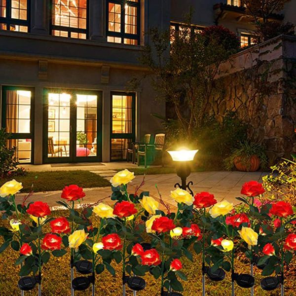 2pcs 4 head red rose flowers solar led decorative outdoor lawn yard lamp garden decorations stake lights#23 lamps
2pcs 4 head red rose flowers solar led decorative outdoor lawn yard lamp garden decorations stake lights#23 lamps