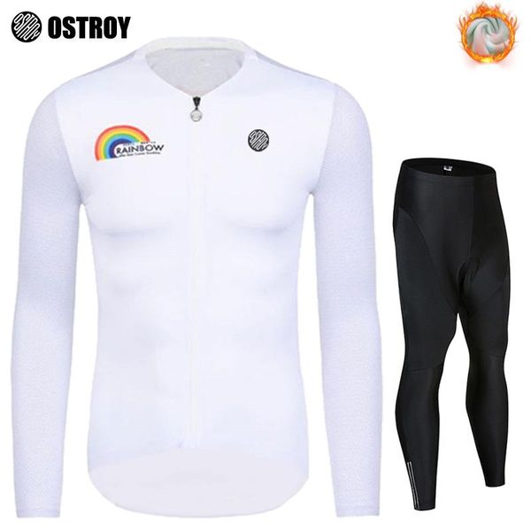 racing sets 2021 ostroy winter cycling clothing suits long sleeves thermal fleece set man bike wear clothes maillot ropa ciclismo, Black;blue
racing sets 2021 ostroy winter cycling clothing suits long sleeves thermal fleece set man bike wear clothes maillot ropa ciclismo, Black;blue