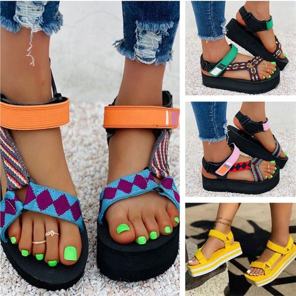 dress shoes women's thick-soled ethnic style casual sandals open-toe slope with color matching design large size sports-style beach, Black
dress shoes women's thick-soled ethnic style casual sandals open-toe slope with color matching design large size sports-style beach, Black