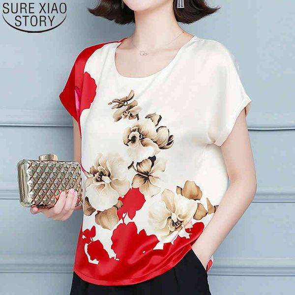 blusas mujer de moda fashion silk blouses casual satin shirts plus size summer short sleeve print office lady 10182 210417, White
blusas mujer de moda fashion silk blouses casual satin shirts plus size summer short sleeve print office lady 10182 210417, White