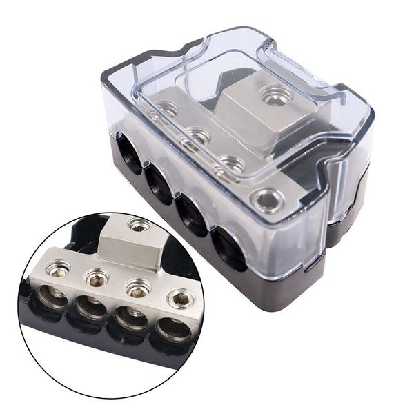 way power distribution block 0ga in to 4ga out for car audio stereo computer cables & connectors
way power distribution block 0ga in to 4ga out for car audio stereo computer cables & connectors