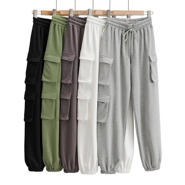 women's pants & capris streetwear cotton cargo women summer autumn high street drawstring waist pockets pantalones joggers wide leg swe, Black;white
women's pants & capris streetwear cotton cargo women summer autumn high street drawstring waist pockets pantalones joggers wide leg swe, Black;white