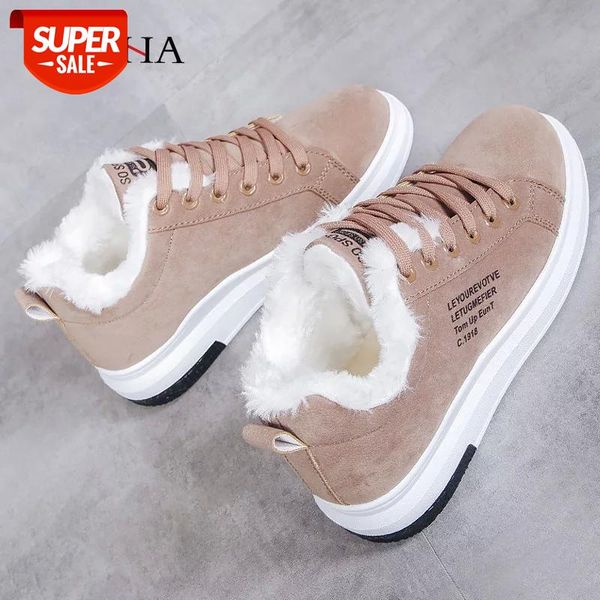 sneakers women shoes 2021 new warm fur plush winter woman casual lace up fashion platform snow boots #jz96
sneakers women shoes 2021 new warm fur plush winter woman casual lace up fashion platform snow boots #jz96