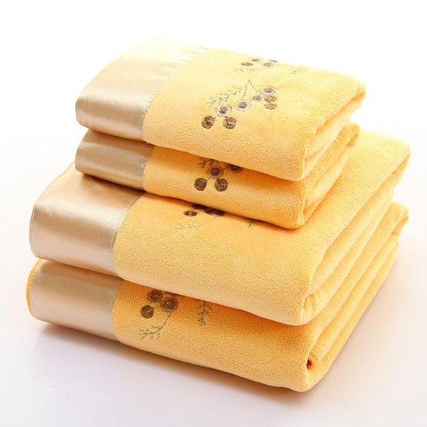 towel gift bath two-piece boxed microfibre bag side embroidery set is not easy to lose hair soft absorbent
towel gift bath two-piece boxed microfibre bag side embroidery set is not easy to lose hair soft absorbent