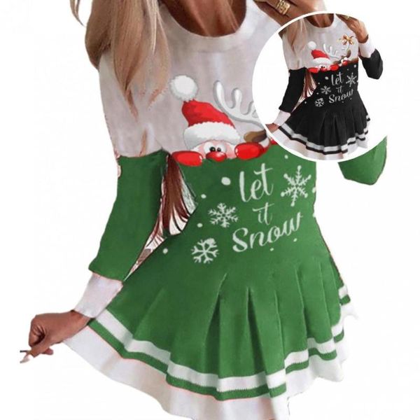 casual dresses breathable fabulous o neck festive christmas dress deer print party colorful for daily wear, Black;gray
casual dresses breathable fabulous o neck festive christmas dress deer print party colorful for daily wear, Black;gray