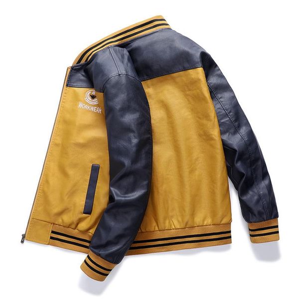 men's fur & faux basic coat jackets men bomber pu mens and coats clothes chamarra hombre roupas masculina moto biker, Black
men's fur & faux basic coat jackets men bomber pu mens and coats clothes chamarra hombre roupas masculina moto biker, Black