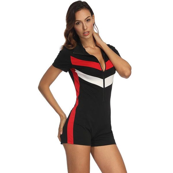 women's jumpsuits & rompers fitness women skinny bodysuit long sleeve biker playsuit solid romper 2021 female zipper casual outfits, Black;white
women's jumpsuits & rompers fitness women skinny bodysuit long sleeve biker playsuit solid romper 2021 female zipper casual outfits, Black;white