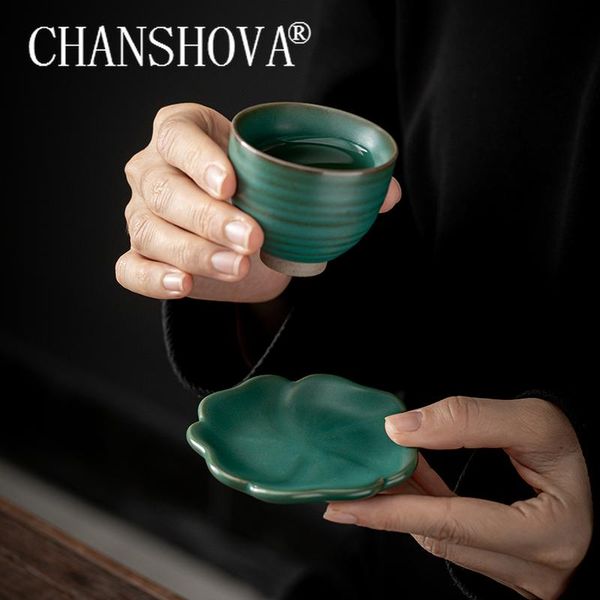 cups & saucers chanshova 50ml chinese style handmade ceramic retro green tea cup saucer set small coffee china porcelain h652
cups & saucers chanshova 50ml chinese style handmade ceramic retro green tea cup saucer set small coffee china porcelain h652