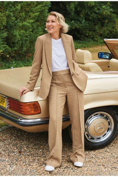women's two piece pants casual women suit custom made office worker one button female tuxedos lone trousers, White
women's two piece pants casual women suit custom made office worker one button female tuxedos lone trousers, White