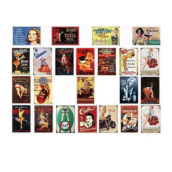 girl tin sign plaque vintage wall decor for bar retro metal posters iron paintinga
girl tin sign plaque vintage wall decor for bar retro metal posters iron paintinga