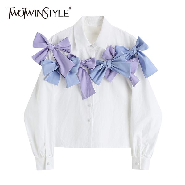 casual hit color blouse for women lapel long sleeve patchwork bowknot elegant shirt female fashion new clothing 210428, White
casual hit color blouse for women lapel long sleeve patchwork bowknot elegant shirt female fashion new clothing 210428, White