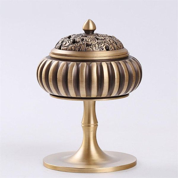fragrance lamps pure copper three-legged tall pumpkin incense burner brass retro cloud hollow lid censer creative home decoration bronze cra
fragrance lamps pure copper three-legged tall pumpkin incense burner brass retro cloud hollow lid censer creative home decoration bronze cra