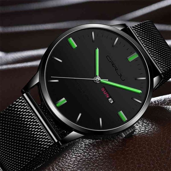 fashion men's quartz watch business sport men watches crrju brand luxury full steel waterproof clock male wristwatch 210608, Slivery;brown
fashion men's quartz watch business sport men watches crrju brand luxury full steel waterproof clock male wristwatch 210608, Slivery;brown