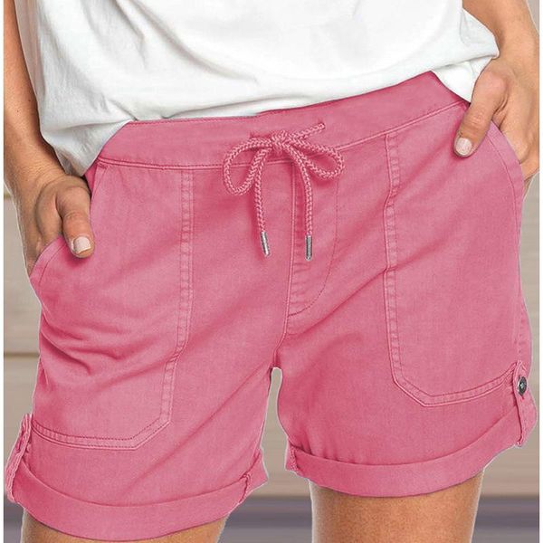 women's shorts female pure color elasticity straight casual elastic waist soft short drawstring pocket breathable women clothing 2021, White;black
women's shorts female pure color elasticity straight casual elastic waist soft short drawstring pocket breathable women clothing 2021, White;black