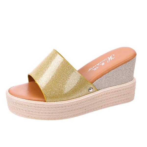 women ladies fashion slippers thick-bottomed wedge for open-toe slip on slipper shoes summer, Black
women ladies fashion slippers thick-bottomed wedge for open-toe slip on slipper shoes summer, Black
