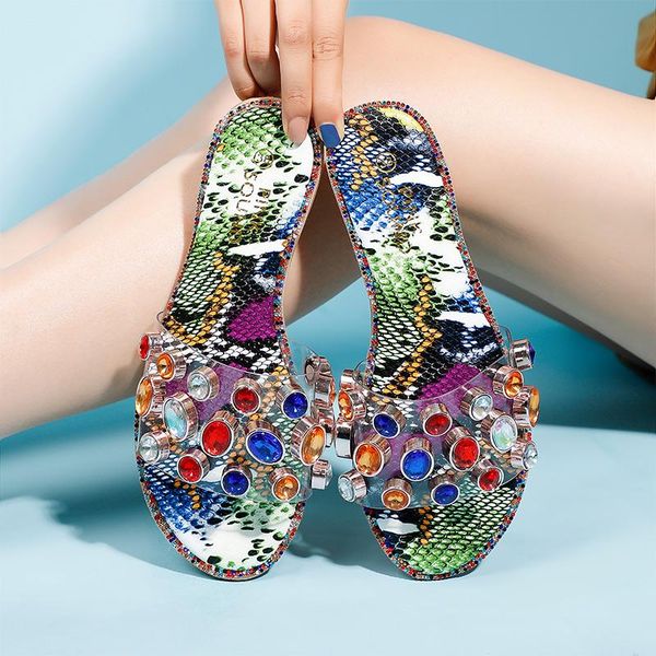 women shoes casual summer crystal rivets flat beach female slippers ladies fashion bling slides slipper woman leisure footwear, Black
women shoes casual summer crystal rivets flat beach female slippers ladies fashion bling slides slipper woman leisure footwear, Black