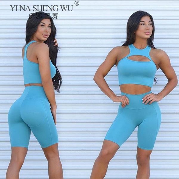 yoga outfit 2 piece set women sport wear workout clothes gym clothing fitness blue suit sports bra shorts
yoga outfit 2 piece set women sport wear workout clothes gym clothing fitness blue suit sports bra shorts