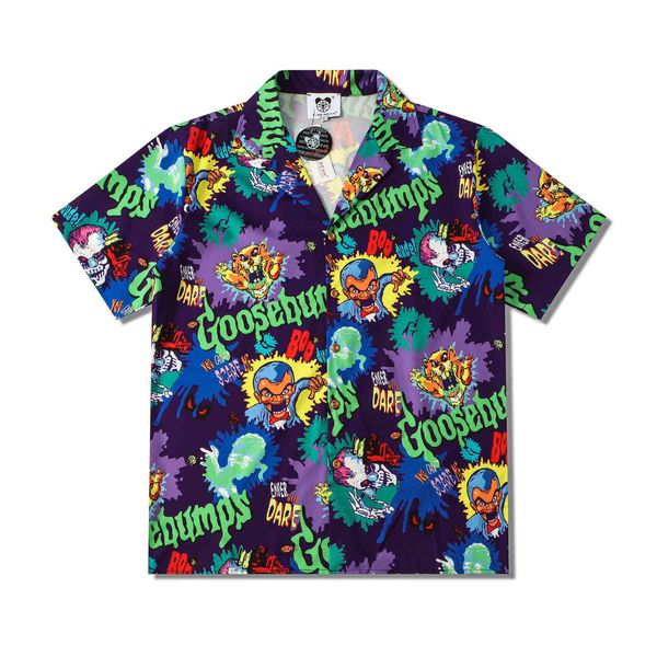 men's hip hop punk casual printed shirt, short sve, button, loose, hawaii, beach, summer, White;black
men's hip hop punk casual printed shirt, short sve, button, loose, hawaii, beach, summer, White;black