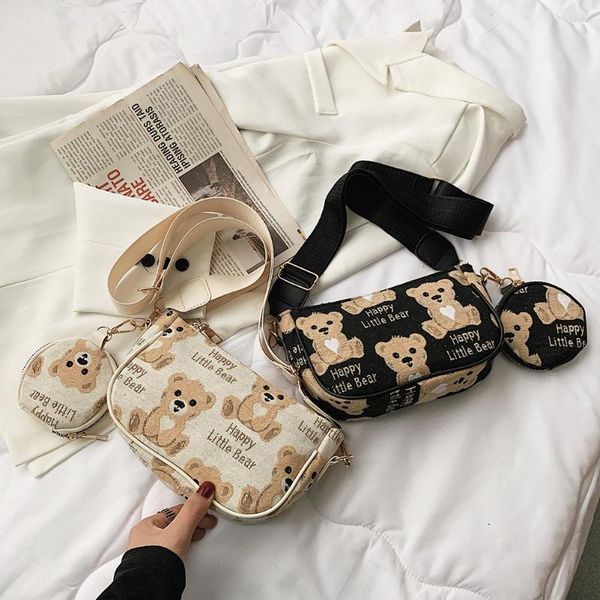 fashion women houndstooth bear pattern shoulder crossbody bag handbags casual ladies round small purse 2pcs composite bags evening
fashion women houndstooth bear pattern shoulder crossbody bag handbags casual ladies round small purse 2pcs composite bags evening