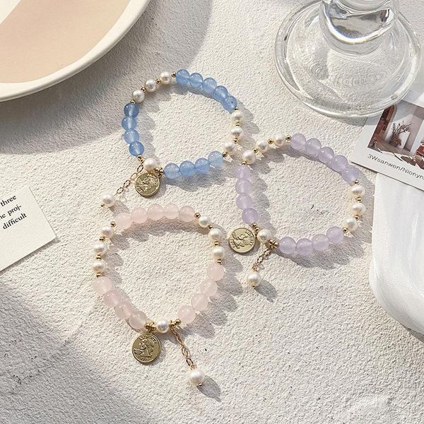 beaded, strands minar retro purple pink blue color crystal beaded bracelets for women nature pearls metal head portrait pendant bracelet jew, Black
beaded, strands minar retro purple pink blue color crystal beaded bracelets for women nature pearls metal head portrait pendant bracelet jew, Black