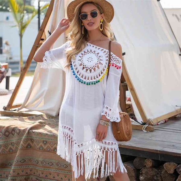 summer women bikini cover up floral lace hollow swimsuit cover-ups bathing suit beachwear tunic beach dress 210629, White;black
summer women bikini cover up floral lace hollow swimsuit cover-ups bathing suit beachwear tunic beach dress 210629, White;black