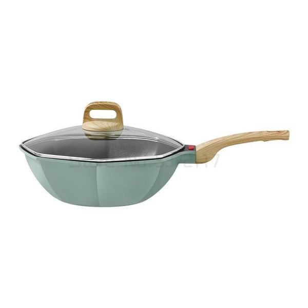 pans net red green star anise frying pan maifanshi non stick deep household 32cm
pans net red green star anise frying pan maifanshi non stick deep household 32cm