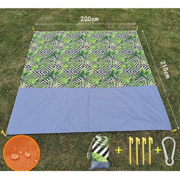 outdoor pads portable thicken pad breathable soft blanket for folding waterproof camping beach plaid picnic mat 210x200cm
outdoor pads portable thicken pad breathable soft blanket for folding waterproof camping beach plaid picnic mat 210x200cm