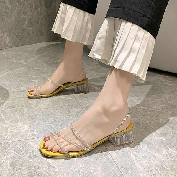slippers candy colors pvc clear heel women crystal ribbon transparent sandals summer shiny high slides, Black
slippers candy colors pvc clear heel women crystal ribbon transparent sandals summer shiny high slides, Black