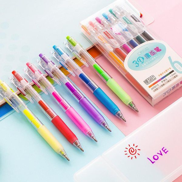 gel pens colors set 3d font 1.0mm assorted cute pen student stylo kawaii stationary school supplies juice penne scuola glaze
gel pens colors set 3d font 1.0mm assorted cute pen student stylo kawaii stationary school supplies juice penne scuola glaze
