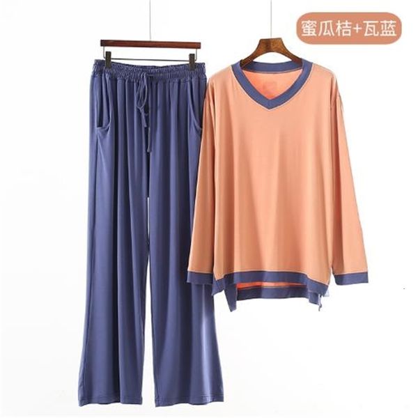 women's sleepwear modal cotton pajamas women autumn winter pijama set net red long sleeve trousers two-piece suit loose v-neck casual h, Black;red
women's sleepwear modal cotton pajamas women autumn winter pijama set net red long sleeve trousers two-piece suit loose v-neck casual h, Black;red