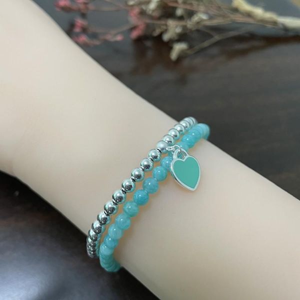 beaded, strands 1:1 s925 silver classic fashion blue heart matching tian he stone 4mm round bead ladies bracelet jewelry holiday gift, Black
beaded, strands 1:1 s925 silver classic fashion blue heart matching tian he stone 4mm round bead ladies bracelet jewelry holiday gift, Black