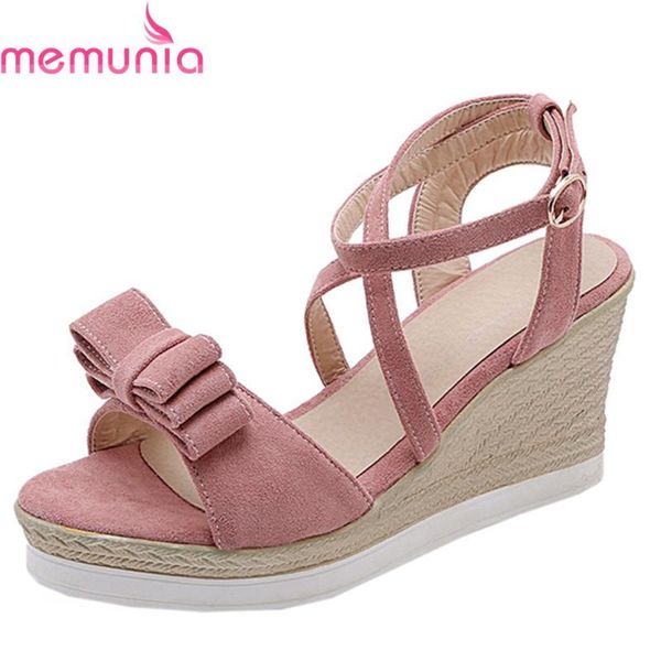 est women sandals flock bowknot wedges platform shoes ladies summer sweet party wedding female dress, Black
est women sandals flock bowknot wedges platform shoes ladies summer sweet party wedding female dress, Black