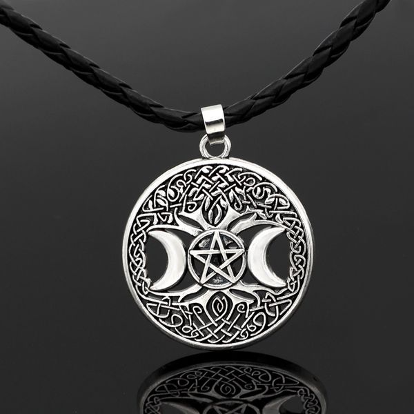popular nordic mythology world star moon tree pendant men's necklace accessories tide long sweater chain, Silver
popular nordic mythology world star moon tree pendant men's necklace accessories tide long sweater chain, Silver