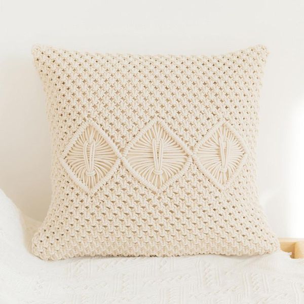 cushion/decorative pillow cushion covers 100% cotton linen macrame hand-woven thread geometry bohemia style pillowcase home decor 45*45cm
cushion/decorative pillow cushion covers 100% cotton linen macrame hand-woven thread geometry bohemia style pillowcase home decor 45*45cm