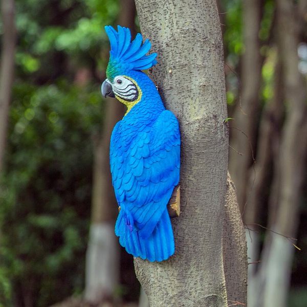 decorative objects & figurines 34cm parrot garden door birds decoration statues artificial animal craft tree wall hanging sculpture
decorative objects & figurines 34cm parrot garden door birds decoration statues artificial animal craft tree wall hanging sculpture