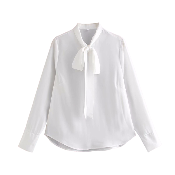 Women's Blouses & Shirts ZXQJ Elegant Women White Bow Collar 2021 Fashion Ladies Solid Chiffon Tops Sweet Female Chic Polyester Loose
Women's Blouses & Shirts ZXQJ Elegant Women White Bow Collar 2021 Fashion Ladies Solid Chiffon Tops Sweet Female Chic Polyester Loose