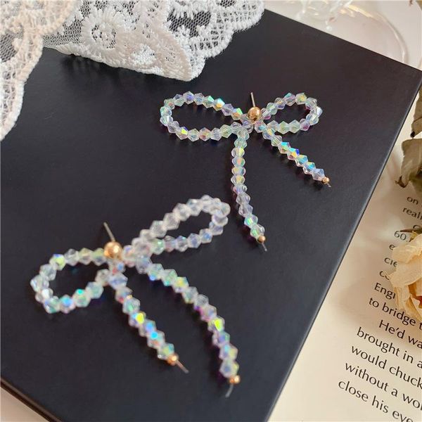 korea style girl earrings white bow glass ball crystal stud for women fashion jewelry accessories, Golden;silver
korea style girl earrings white bow glass ball crystal stud for women fashion jewelry accessories, Golden;silver