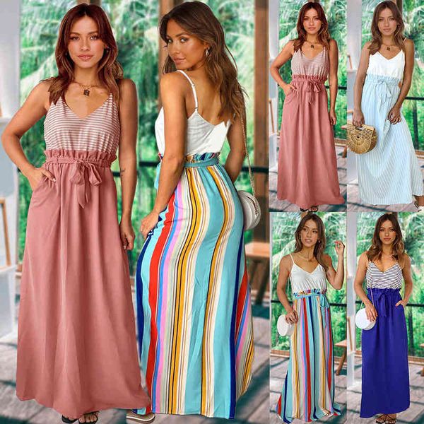 casual dresses large women's 2022 summer contrast stripe stitching slim print skirt, Black;gray
casual dresses large women's 2022 summer contrast stripe stitching slim print skirt, Black;gray