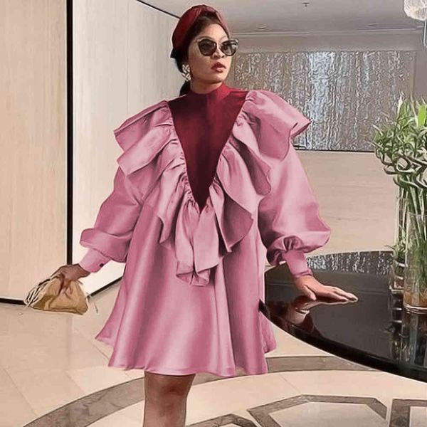 casual dresses moda feminina vestido de grandes dimensões manga comprida costura babados vestidos outono inverno bonito das senhoras hox9, Black;gray
casual dresses moda feminina vestido de grandes dimensões manga comprida costura babados vestidos outono inverno bonito das senhoras hox9, Black;gray