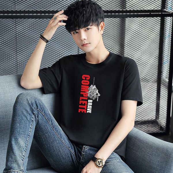 men's t-shirts 2021 fashion cotton material printing sports fitness breathable street hip-hop short-sleeved spring and summe, White;black
men's t-shirts 2021 fashion cotton material printing sports fitness breathable street hip-hop short-sleeved spring and summe, White;black