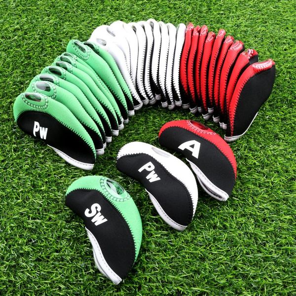 10pcs golf club iron head covers headcovers neoprene transparent window protector accessories complete set of clubs
10pcs golf club iron head covers headcovers neoprene transparent window protector accessories complete set of clubs