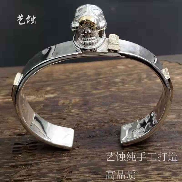 chinese style products art erosion gaoshanlong sight925 skull open bracelet gold lightning rock punk
chinese style products art erosion gaoshanlong sight925 skull open bracelet gold lightning rock punk