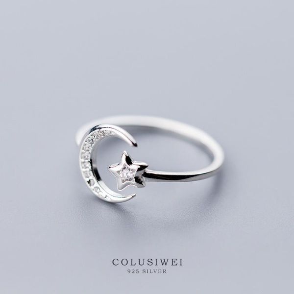 cluster rings colusiwei fashion 925 sterling silver sparkling moon and star open adjustable finger for women korea stylish jewelry, Golden;silver
cluster rings colusiwei fashion 925 sterling silver sparkling moon and star open adjustable finger for women korea stylish jewelry, Golden;silver