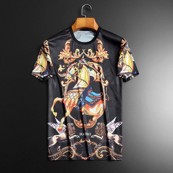 men's t-shirts 3d horse printed tshirt rock streetwear summer mens clothing short sleeve black gold devil social club outfits funny t s, White;black
men's t-shirts 3d horse printed tshirt rock streetwear summer mens clothing short sleeve black gold devil social club outfits funny t s, White;black