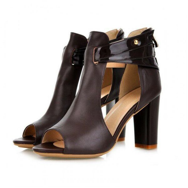 dress shoes spring summer ladies women sandals fashion fish mouth hollow out roma wedges for sandalias de verano, Black
dress shoes spring summer ladies women sandals fashion fish mouth hollow out roma wedges for sandalias de verano, Black