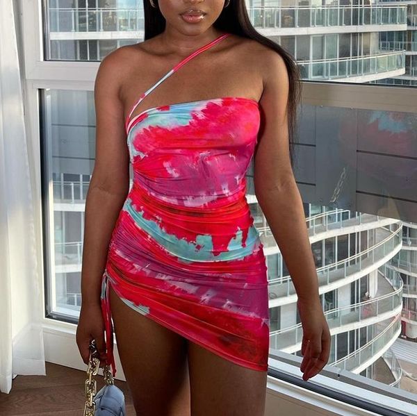 casual dresses one shoulder halter sleeveless printed drawstring mini 2021 fall women's club party elegant dress colored skinny, Black;gray
casual dresses one shoulder halter sleeveless printed drawstring mini 2021 fall women's club party elegant dress colored skinny, Black;gray