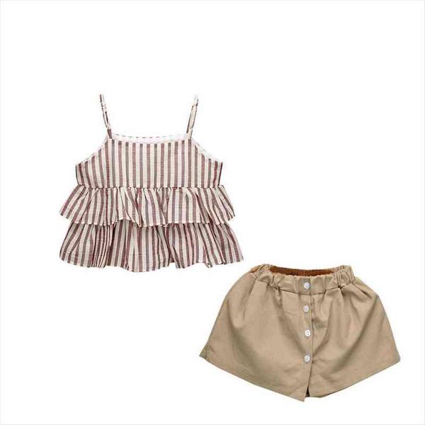 fashion girls outfits summer kids striped suspender layered vest and button shorts boutique sets, White
fashion girls outfits summer kids striped suspender layered vest and button shorts boutique sets, White