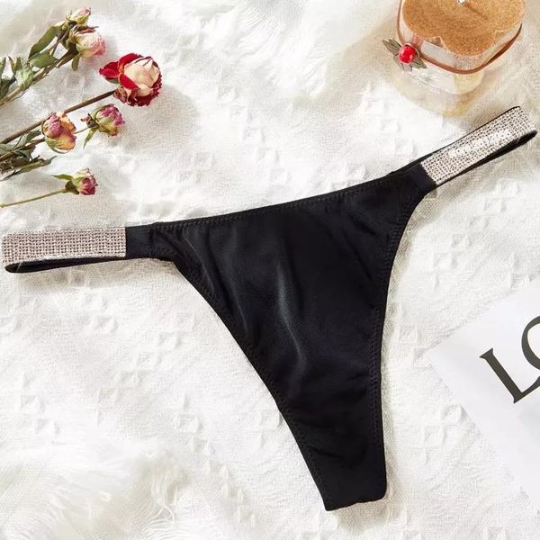 women's panties thong lingerie high waist satin g string brand letter rhinestone bikini panty seamless briefs underwear women, Black;pink
women's panties thong lingerie high waist satin g string brand letter rhinestone bikini panty seamless briefs underwear women, Black;pink